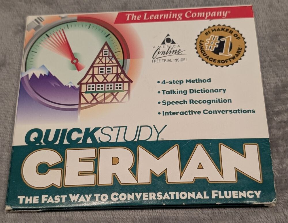 The Learning Company Quick Study German Language 3 CD Pack